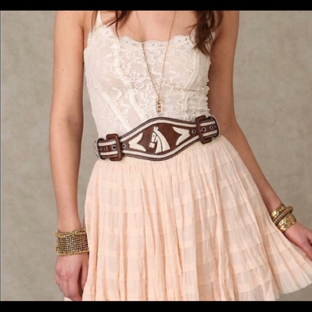 Free People Trojan Horse Waist Belt